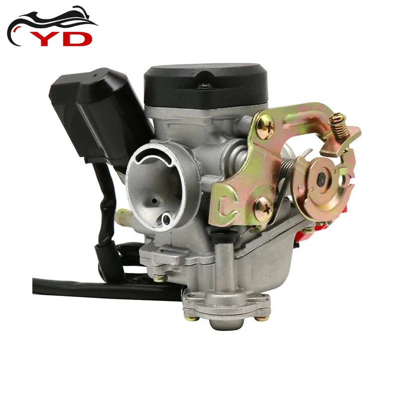Фото GY6 Мотоциклетный карбюратор PD18J 4-тактный 50cc 60cc 137qma 139qmb Скутер Мопед Байк №1