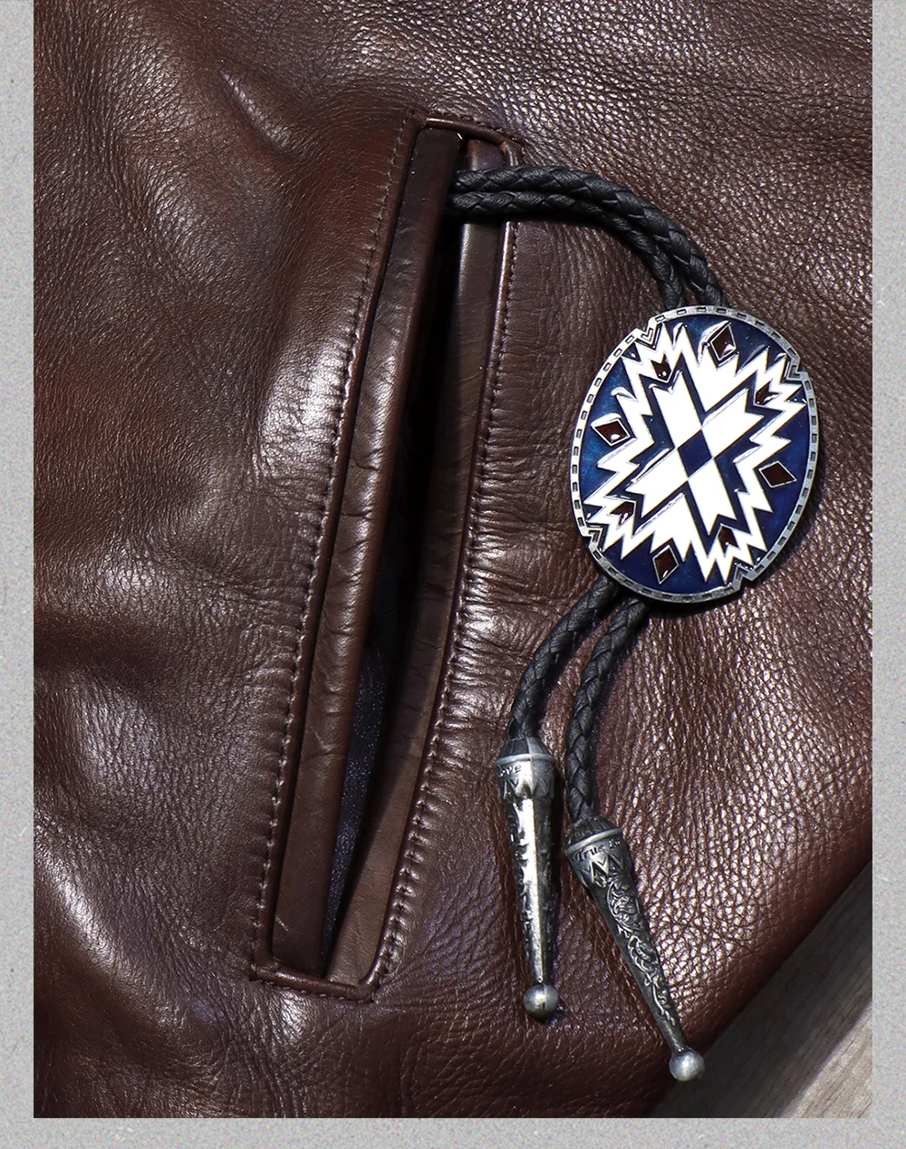 Мужская кожаная куртка Blunt Razor винтажная мужская с изображением калифорнийского