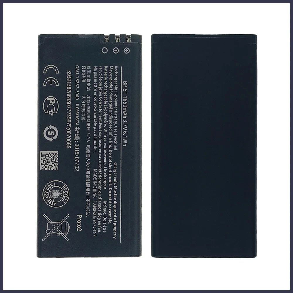 100% новый оригинальный аккумулятор BP-5T 1650 мАч для Nokia Lumia 820 825 820T 820.2 RM-878 BP5T BP 5T Batteria