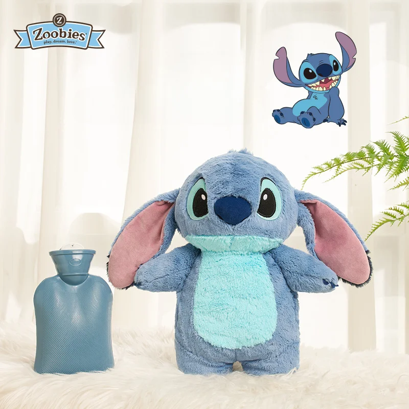 

Disney Anime Hobby Stitch Winter Extra Large Plush Hot Water Bottle Women's Home Water Filling Hand Warmer Gifts for Girlfriend