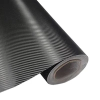 stickers 3d carbon fiber car film stickers about 200 x 50cm foil matt black wrap vinyl for protection car accessories parts
