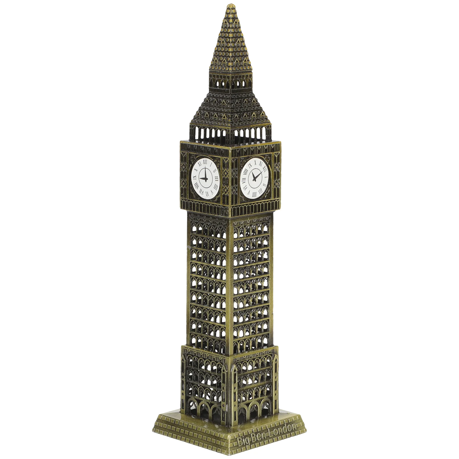 

Model Big Ben Building Souvenir Statue London Architectural England Vintage Figurine Metal Tower Tourist Gifts Travel