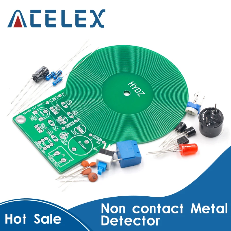 Электронный металлоискатель Бесконтактный Модуль платы датчика 3-5 в постоянного