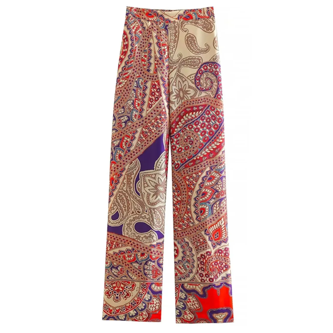 

Jenny&Dave Indie Folk Vintage Paisley Print Harem Pants Casual Trousers Women