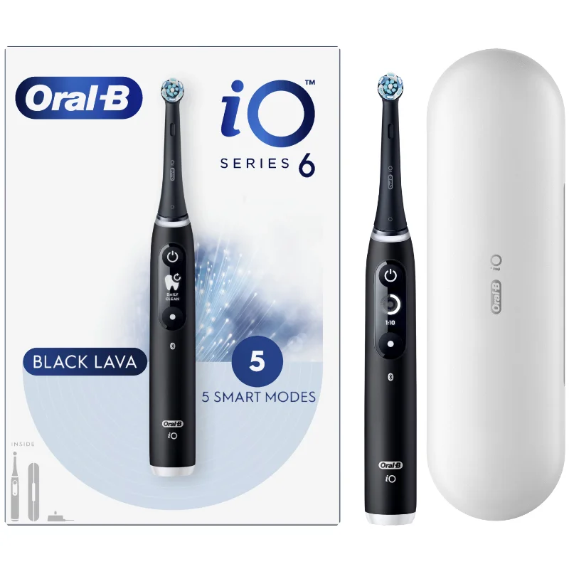 

Electric Toothbrush with (1) Brush Head, Black Lava
