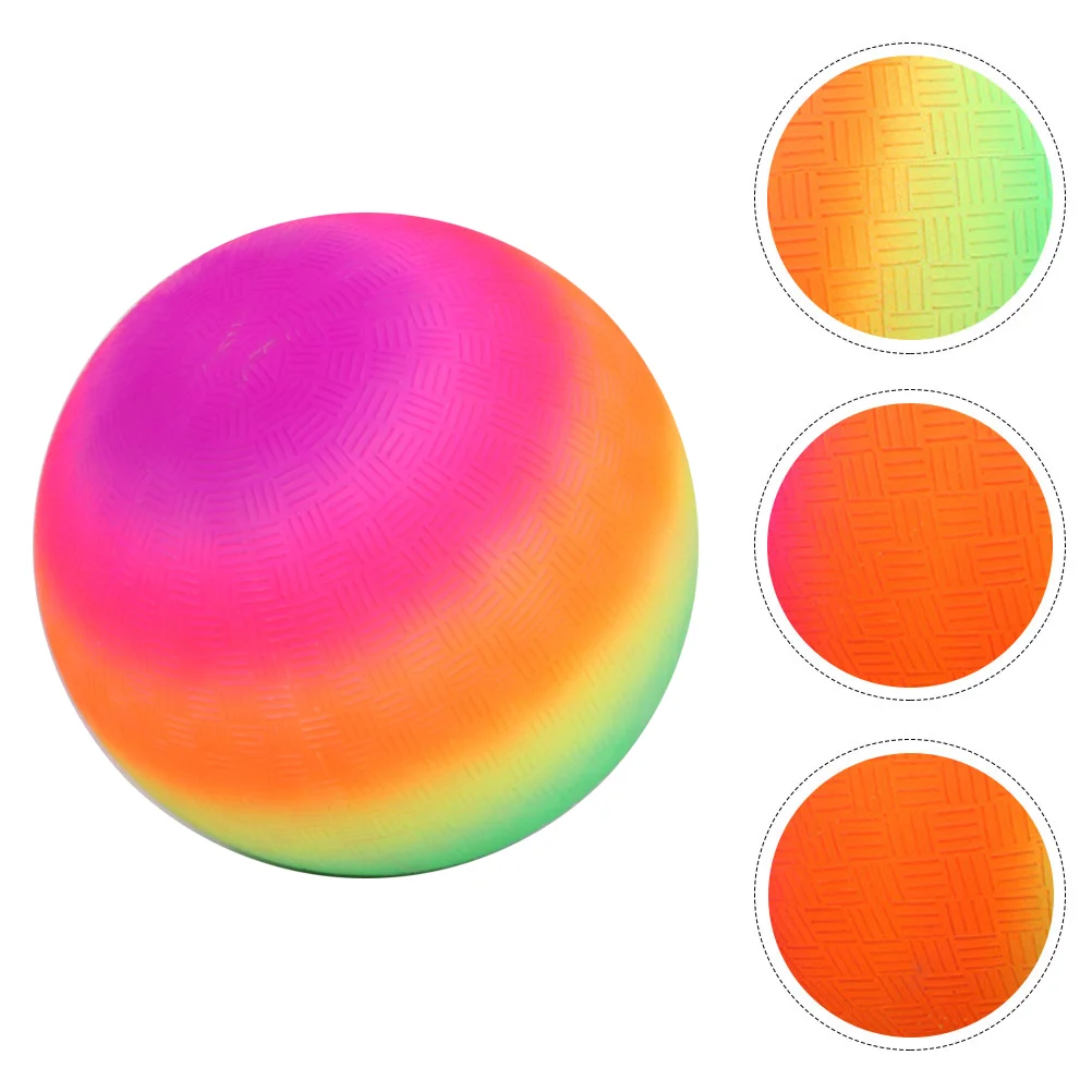 

1 Pc Child Flapping Balls PVC Inflatable Balls Outdoor Rainbow-color