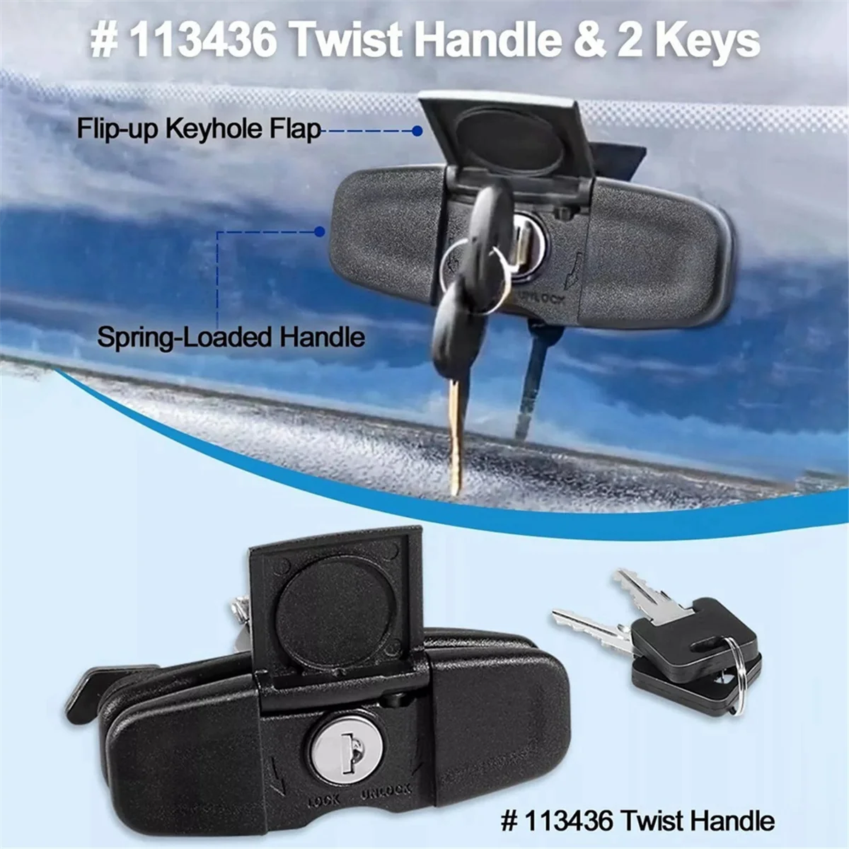 Набор спиральных ручек Truks для обнаружения 113436-100XQ 700 100XL фиксаторы 83514/83515