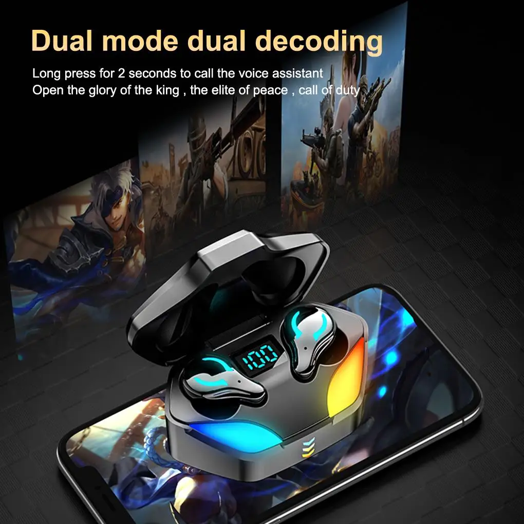 

X1 TWS Wireless Earphones Charging Box Gaming Headphones Stereo Sports Waterproof Earbuds Bluetooth 5.1 Headsets With Microphone