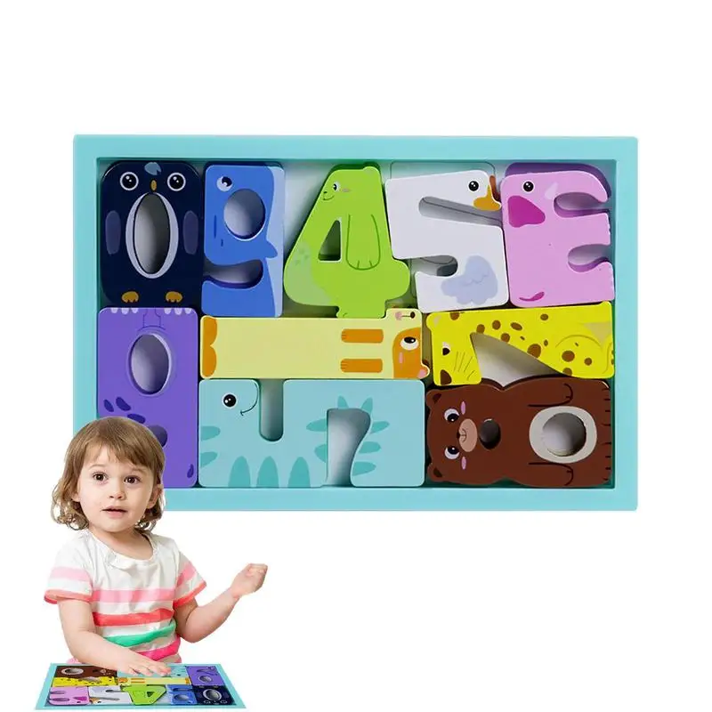 

Wood Animal Puzzle Toddler 3D Animal Shape Puzzle Montessori Toy For Toddlers Educational Developmental Toys Baby Montessori