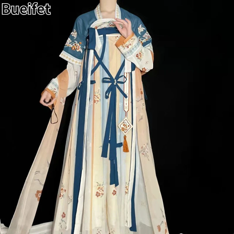

Hanfu Dress Traditional Chinese Tang Suit Ancient Costume Oriental Fairy Princess Cosplay Tang Dynasty Folk Halloween Hanfu Robe