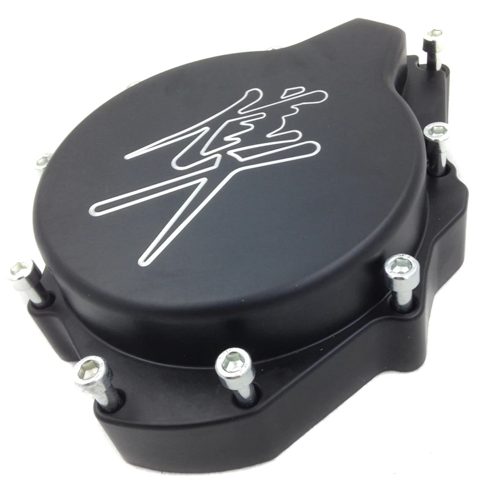 Free Shipping Crankcase For Suzuki Hayabusa GSXR1300 1999-2019 Engine Stator Cover BLACK Left Side Aftermarket Motorcycle Parts |