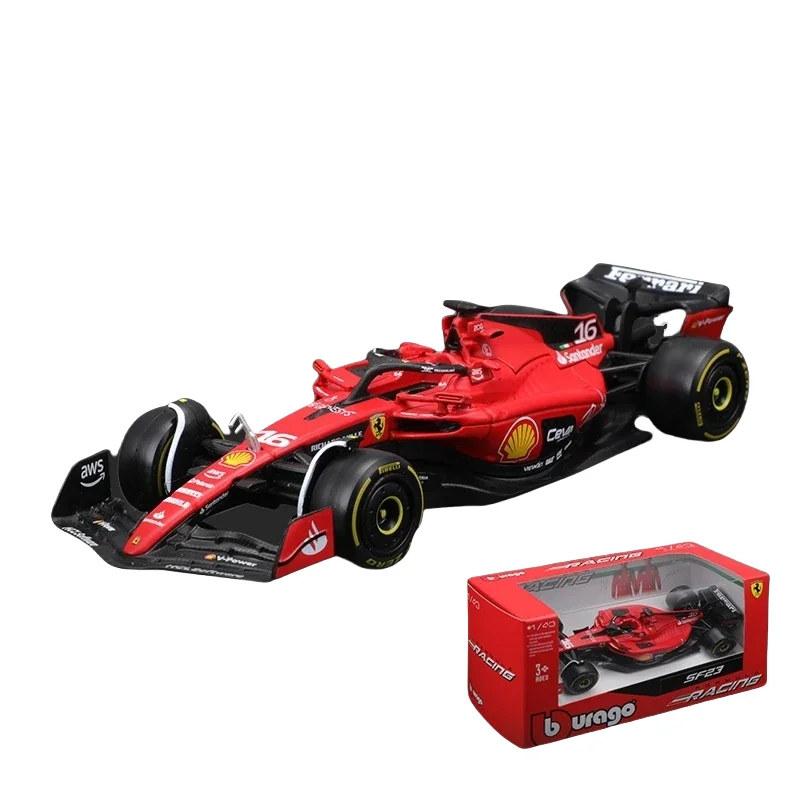 Bburago F1 1:43 Ferrari SF-24 SF-23 Monza Las Vegas версия миниатюрная литая под давлением модель из