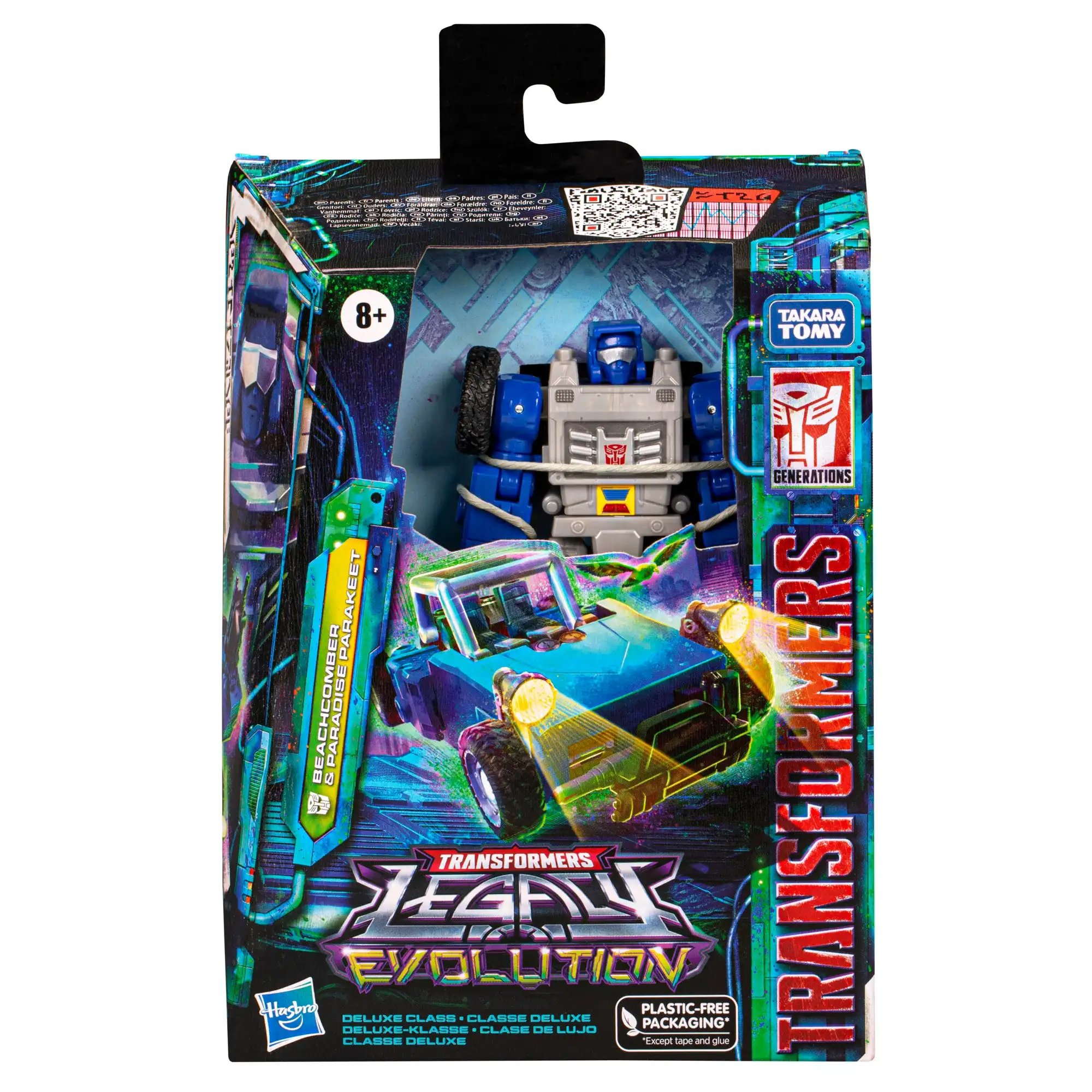 

Original Hasbro Transformers: Legacy Evolution Deluxe Beachcomber & Paradise Parakeet Action Figure Collectible Model Toys