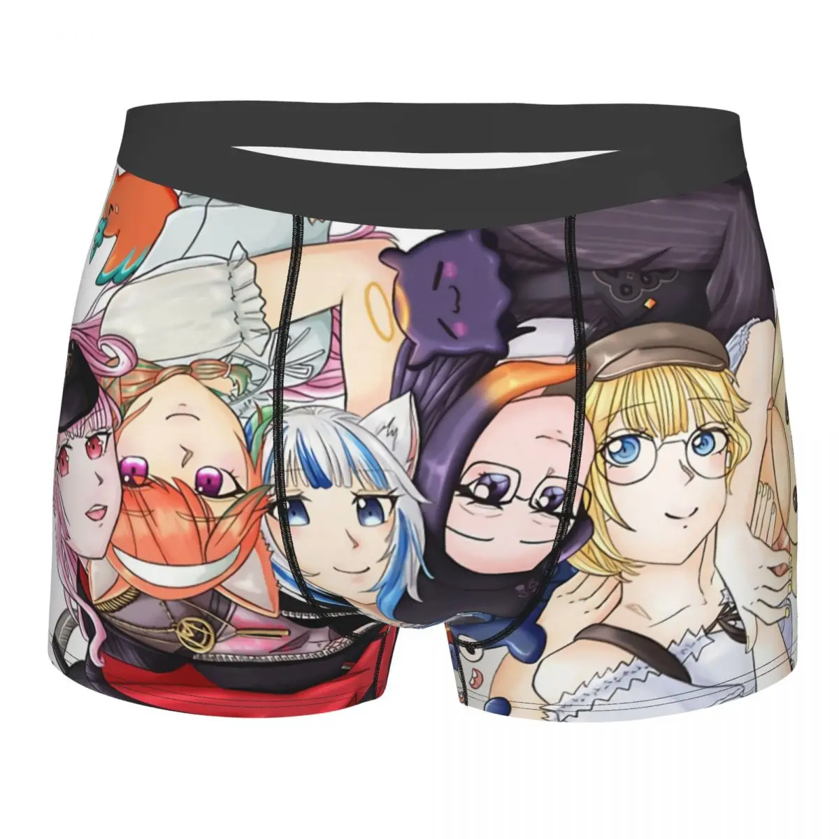 

EN Myth повседневная одежда Hololive производство фиксирующее виртуальное Youtuber Vtuber трусы, шорты, боксеры трусы Мужское нижнее белье