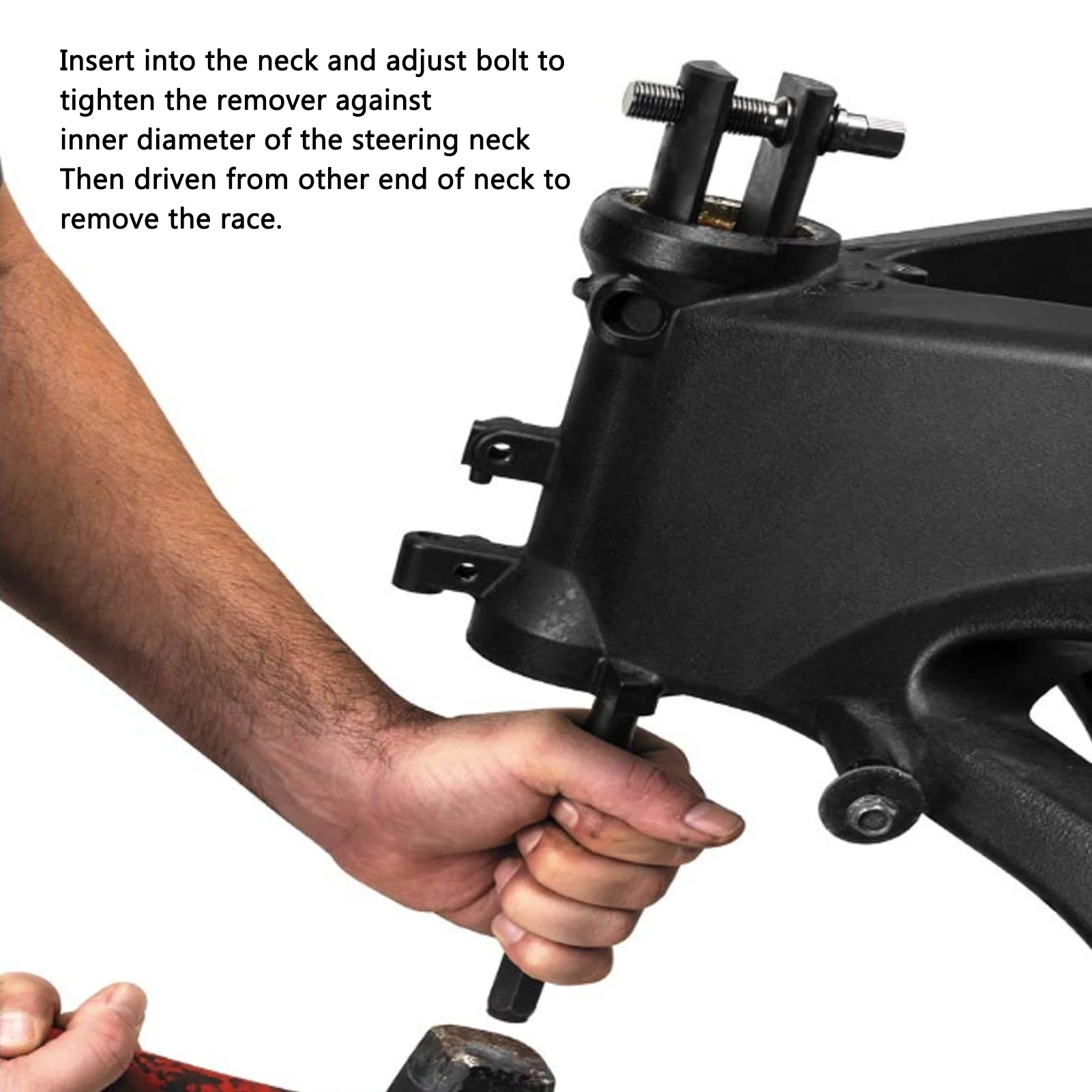 Автомобильный съемник для руля инструмент демонтажа подшипника шеи мотоцикла