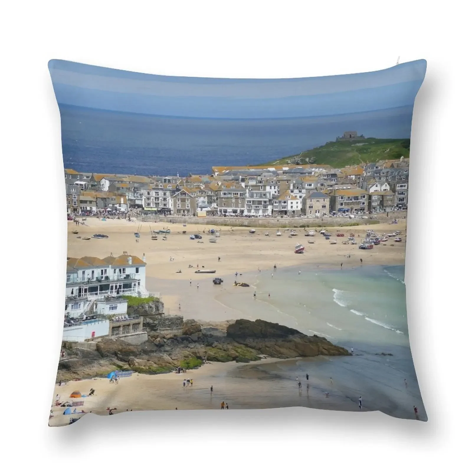 Подушка St Ives Cornwall осенняя наволочка чехол для подушки клетчатая подушка дивана