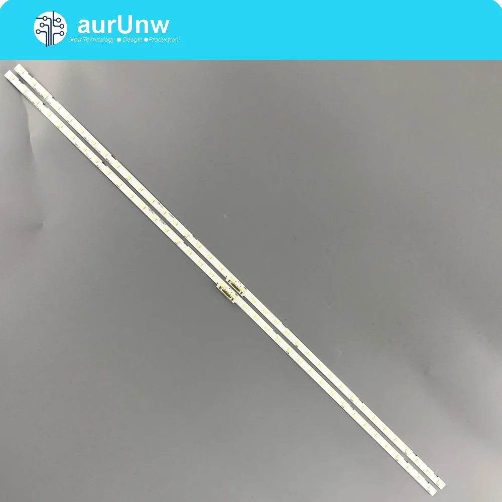 

LED strip For Samsung AOT_50_NU7100F_2X38_3030C BN96-45952A BN96-45962A V8N1-500SM0-R0 UE50NU7100 UE50NU7020 50NU7400 UN5 tv