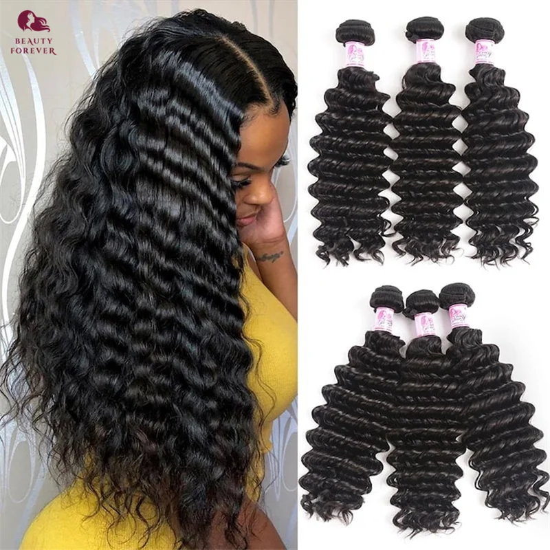 Beautyforever бразильские необработанные человеческие волосы с глубокой волной