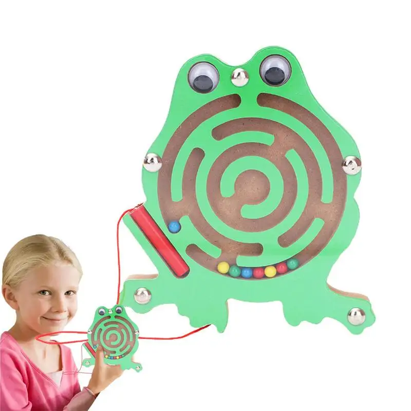 

Magnetic Maze Toy Smooth And Safe Magnetic Maze Puzzle Game Funny Magnetic Small Maze Toy For Kids Toddler Boys Girls