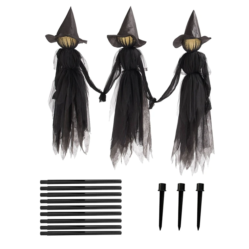 

1Set Halloween Decorations Outdoor Light Holding Hands Scream Witches Scream Witches Outdoor Light