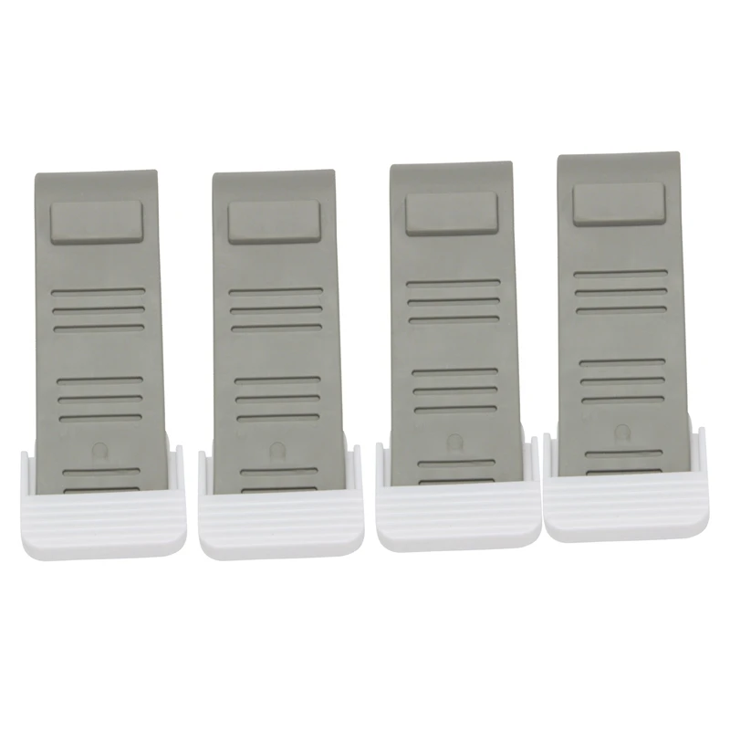 

Резиновый дверной ограничитель, дверной ограничитель с дверным держателем, работает со всеми поверхностями пола (4 шт., серый)