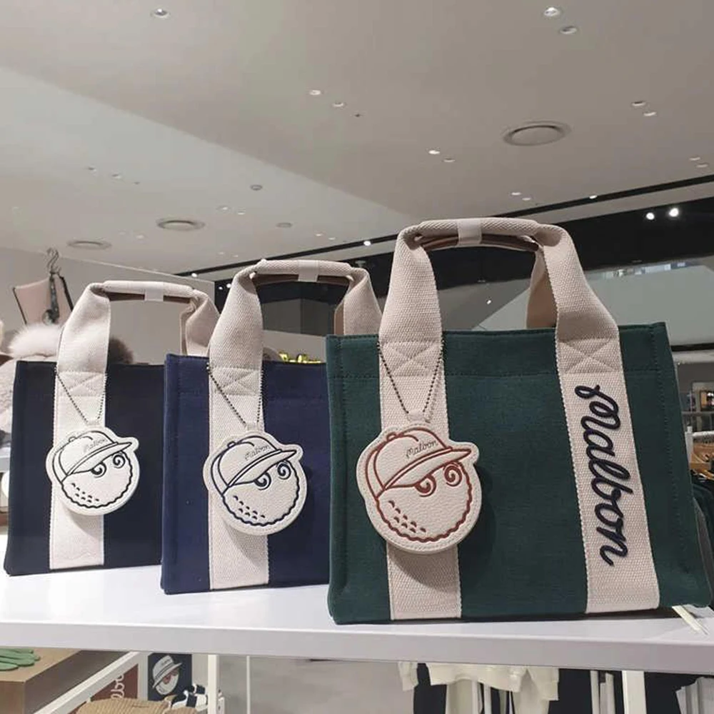 

Korean Golf Storage Canvas Bag Accessories Zadig En Voltaire Wear Women's Handbag Supplies Handbags Stand Bags Female Brands