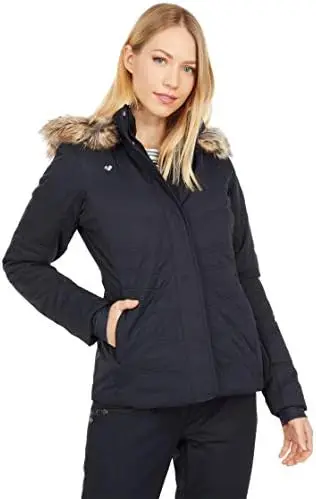 

Tuscany II Jacket for Women - Front Zip Closure, Long Sleeves and Internal Cuffs, and Gorgeous Snow Jacket
