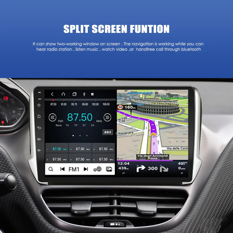 Автомагнитола 9 дюймов Android 10 0 GPS-навигация Авторадио мультимедийный плеер для MAZDA