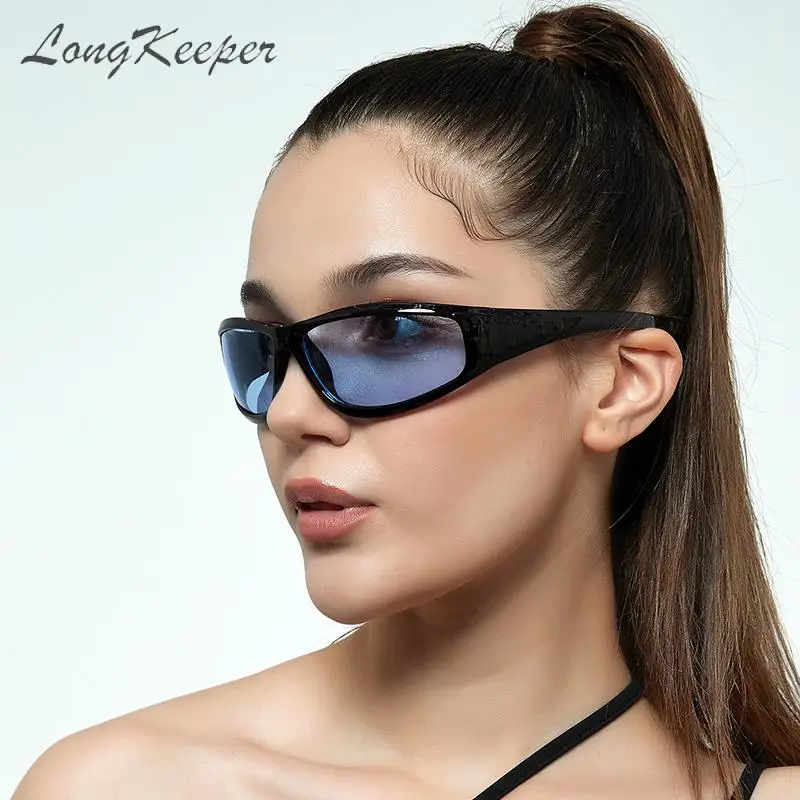 

Longkeeper 2022 Y2K Punk Sunglasses Women Men Cool Personality Sports Sun Glasses Uv400 Fashion Eyewear Outdoor Eyeglasses