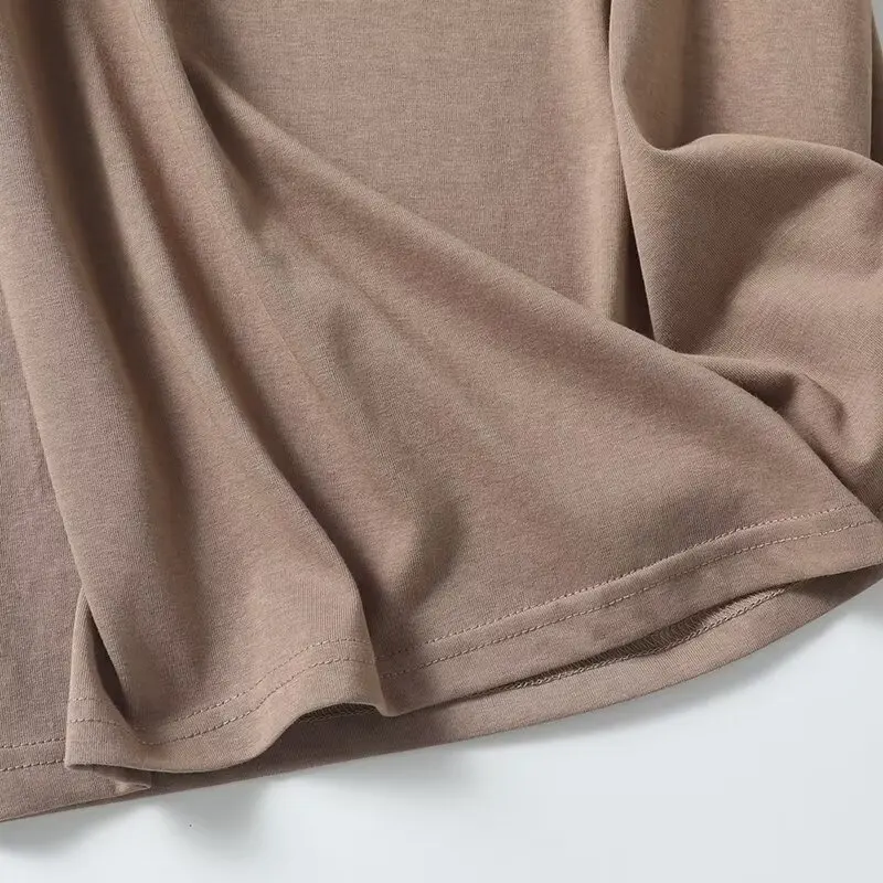 Женская новая модная тонкая универсальная футболка в базовом стиле повседневная