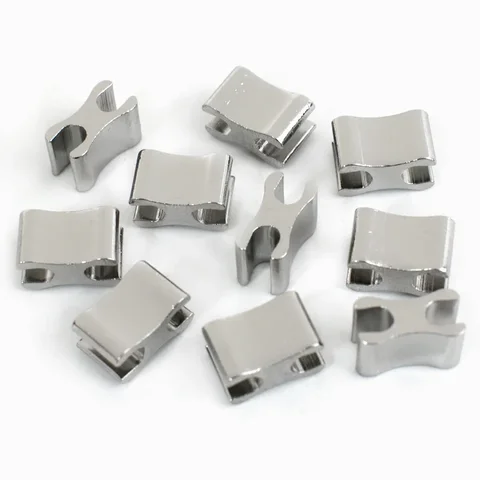 50/100 шт 3 #   5 #   U-образная пробка для металлической молнии, ремонтный комплект, зажим для хвоста, нескользящий концевой замок, аксессуары для шитья «сделай сам», портновские инструменты