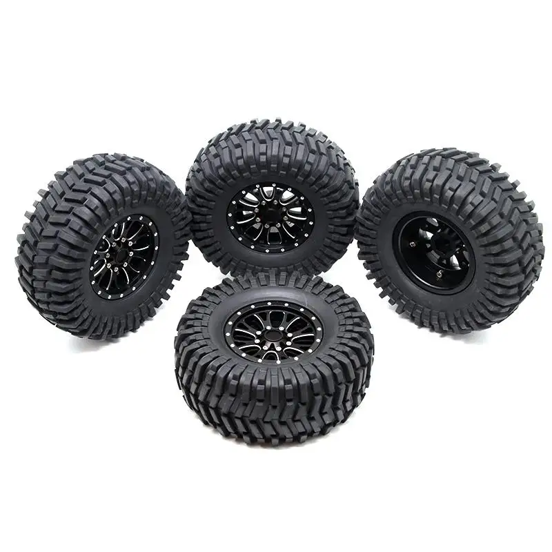 

2,2 дюймовая металлическая ступица обода колеса 120 мм резиновая шина для радиоуправляемого гусеничного автомобиля TRX4 TRX6 SCX10 RBX10 D90 90046 CC02 YIKONG