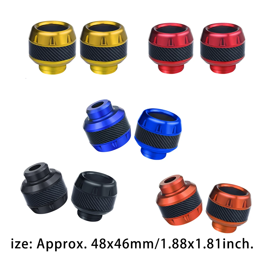 

2 шт., колпачки для передней вилки мотоцикла, из алюминиевого сплава