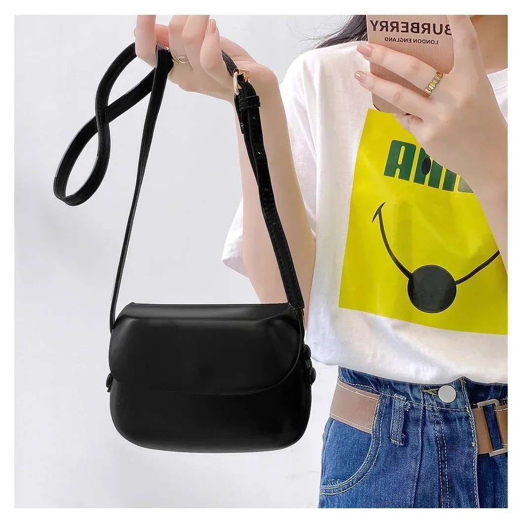 Baobao's 2023 новое летнее красное мини-квадратное одно плечо с косым крестом