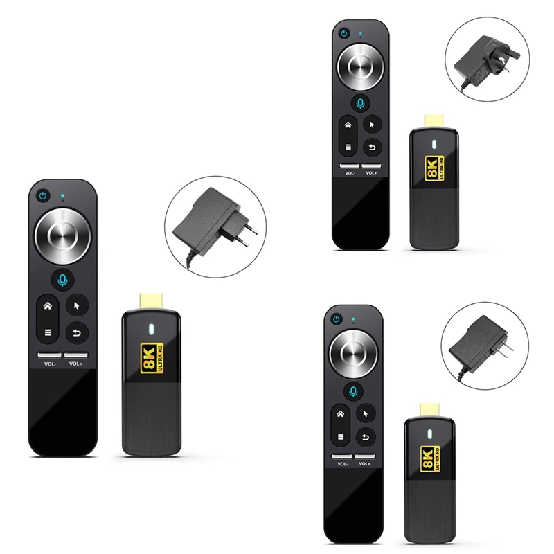 Для H96MAX M3 TV Stick 2 ГБ + 16 Android 13.0 Wi-Fi6 4Kx2k H.265 HEVC RK3528 Mini Set Top Box с вилкой европейского