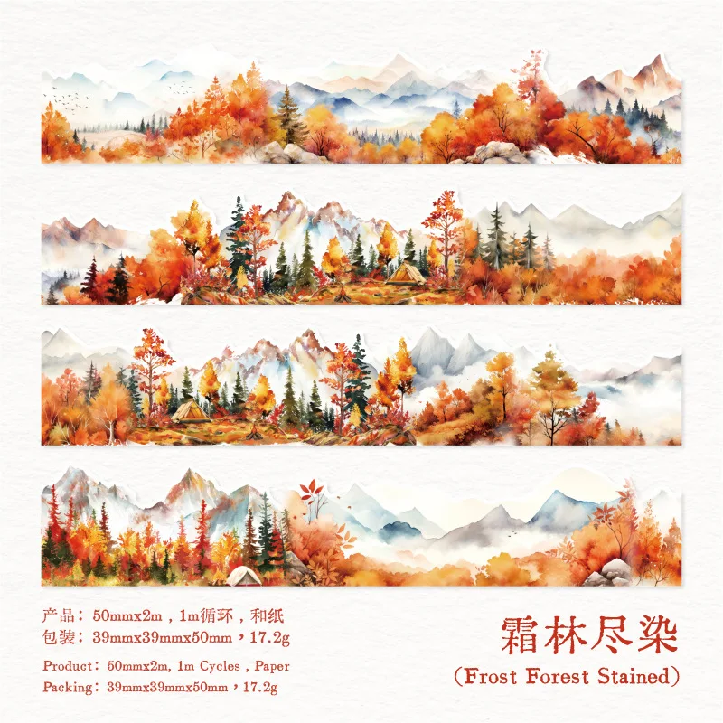 

Декоративные клейкие ленты Alideco для скрапбукинга