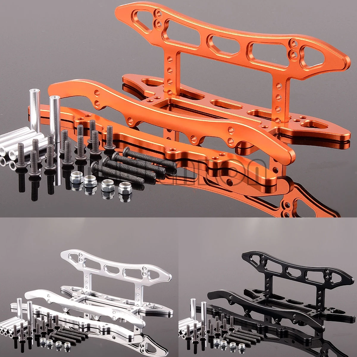 

Новый комплект ENRON RC 1:10 CNC, алюминиевое шасси, сани, защита для радиоуправляемого автомобиля, гусеничный двигатель 1/10 AXIAL SCX10 WranglerUpgrade Parts
