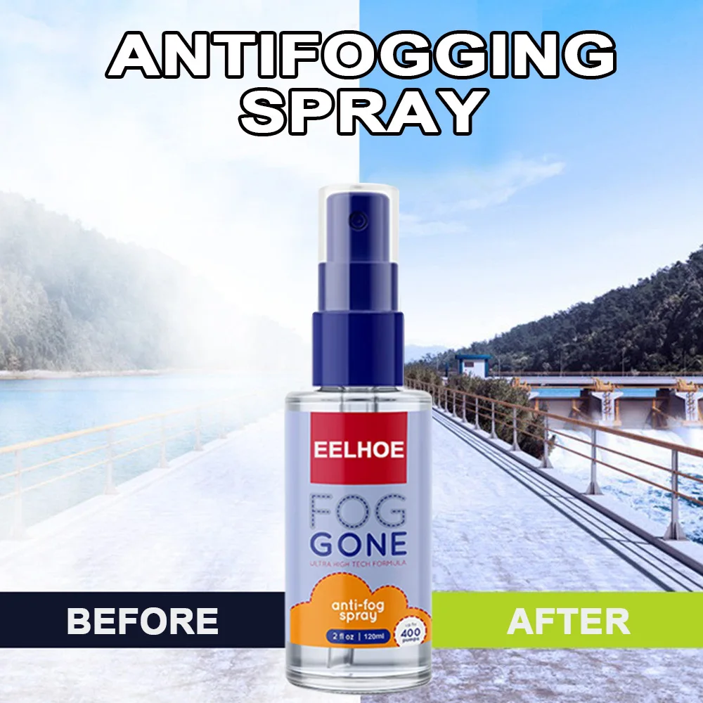 

30/60/120ml Anti Fog Glass Spray Liquid Window For glasses Lens Windshield Bathroom Mobile Phone Screen And Car Wash Agent