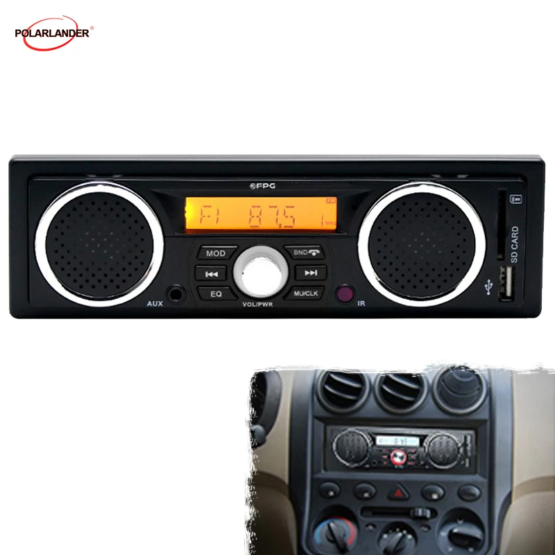 

Автомобильный радиоприемник 1 din, MP3, громкая связь, стерео FM, встроенные 3 динамика, поддержка USB, SD, AUX, аудио плеер, Bluetooth, воспроизведение аудио