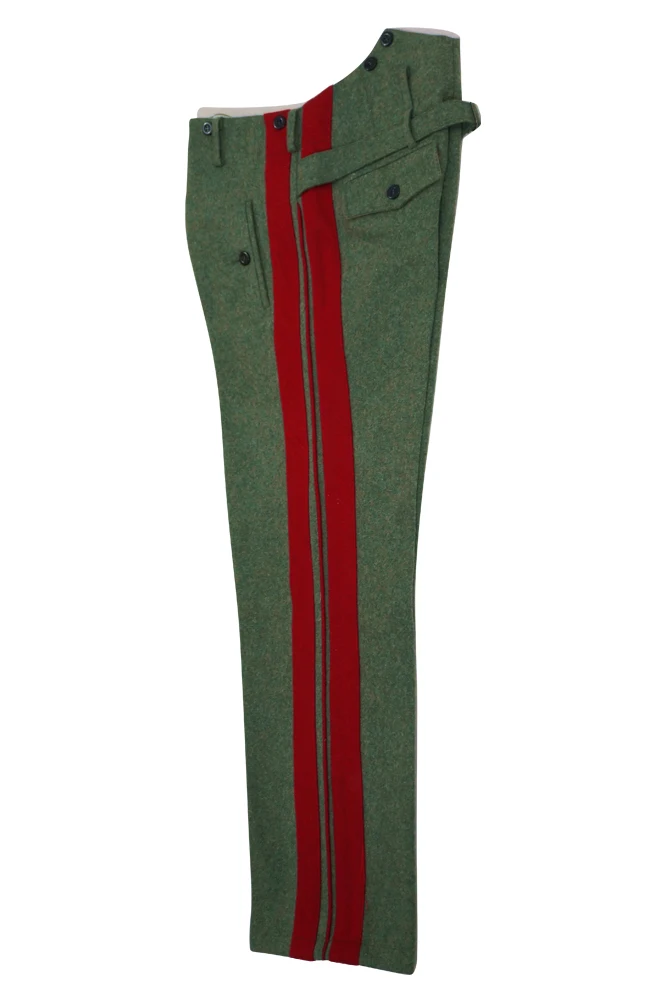 

GUWB-087 WWII German Heer General field grey wool straight trousers