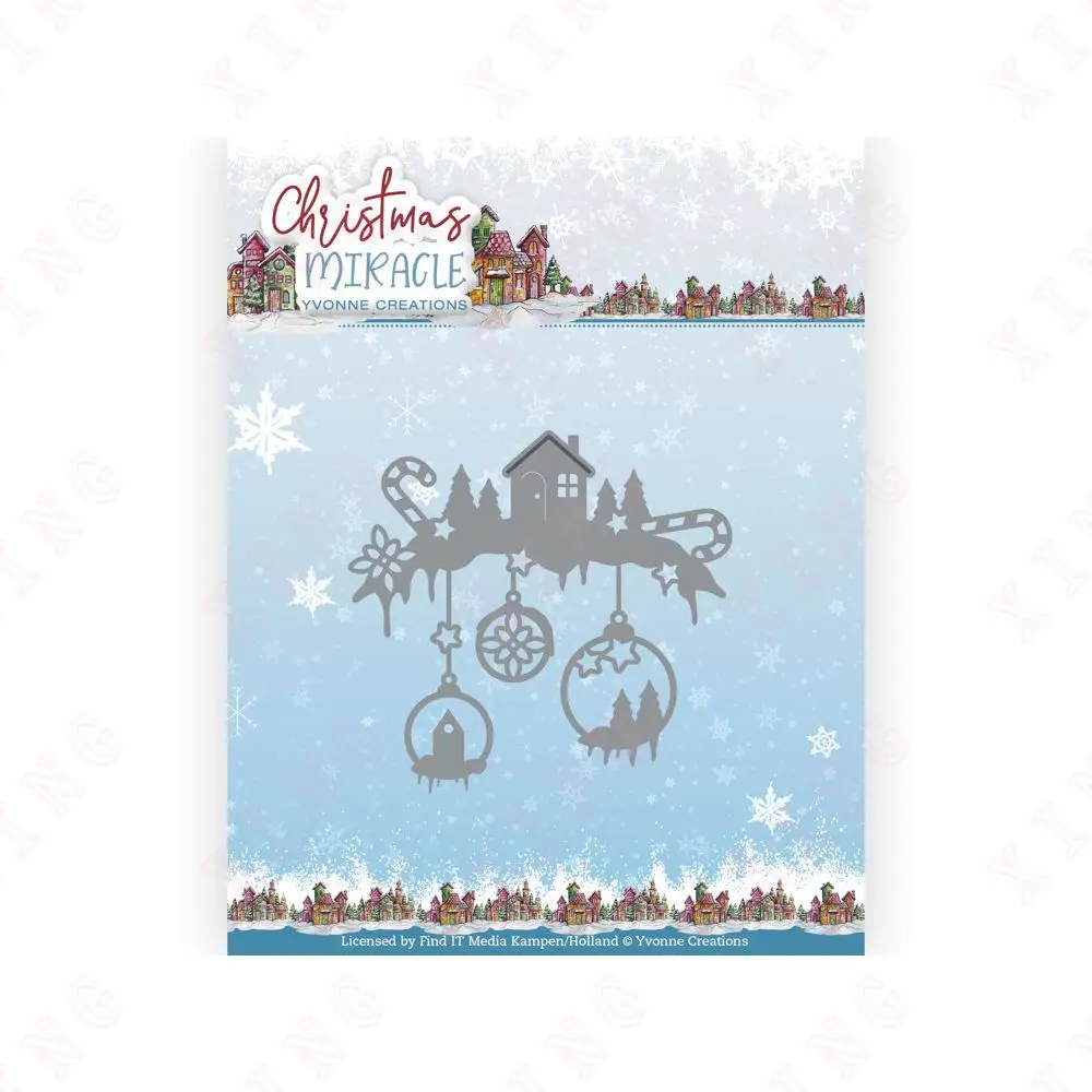 

Metal Cutting Dies Newest Scrapbook Decoration Embossing Template Diy Greeting Card Handmade Craft Christmas Scene Reusable Mold