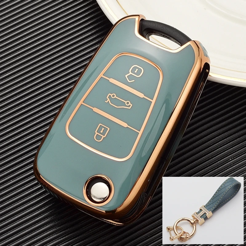 

TPU Car Key Case Cover For KIA Sportage Rio 3 Soul Optima Ceed Pro K5 K2 Pride For Hyundai i20 i30 ix20 ix25 ix35 Elantra Accent