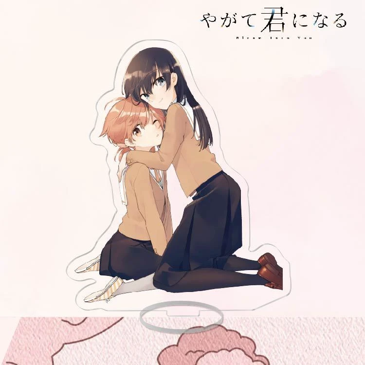 Фото Yuri Anime Bloom Into You акриловая подставка Yuu Koito Touko Nanami экшн-фигурка игрушка акриловая настольная подставка модель игрушки подарки 15 см №4