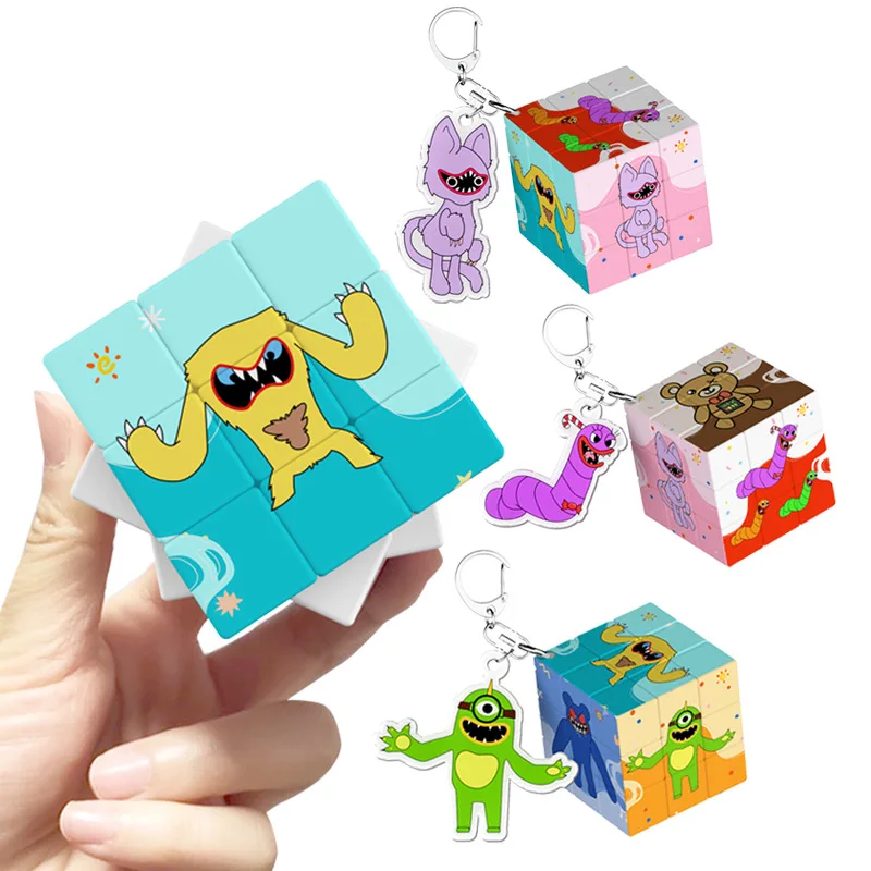 

Кубический брелок Joyville, головоломка, обучающая игрушка для детей, Детский брелок, мультяшный подарок для детей