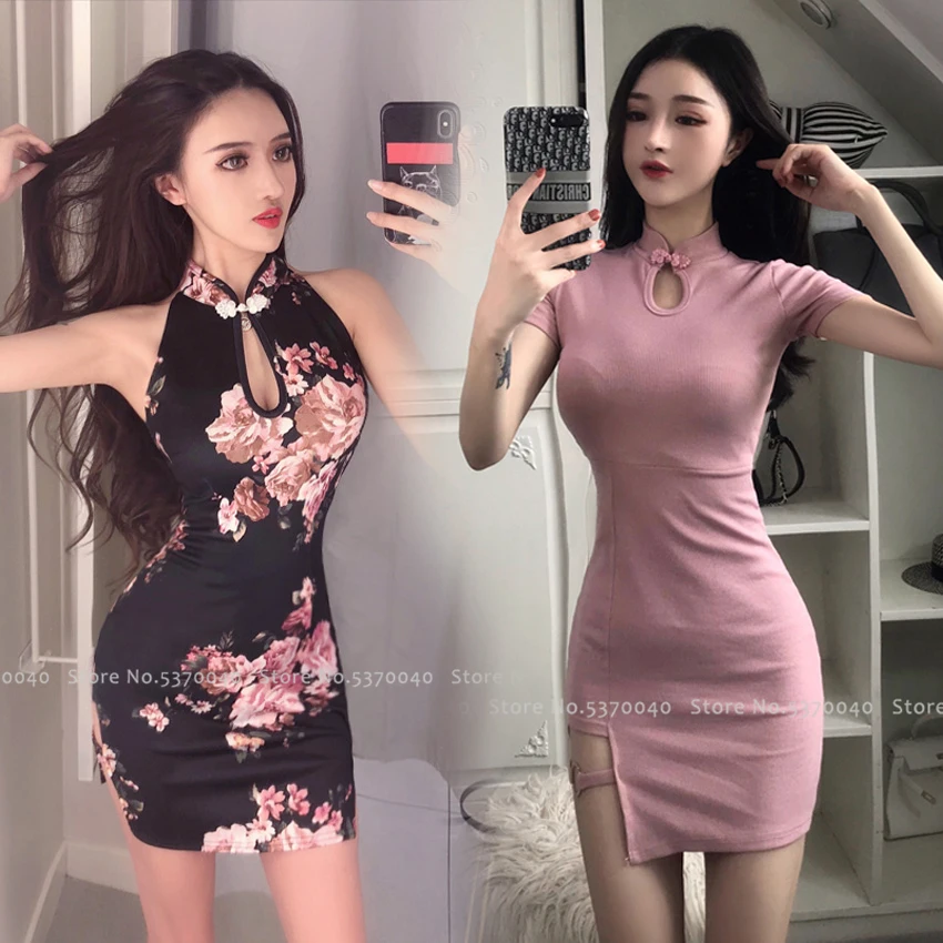 

Женское винтажное вечернее платье Qipao, винтажное платье Чонсам в китайском стиле с принтом, Бандажное платье для ночного клуба в стиле ретро, Coaplay, костюмы