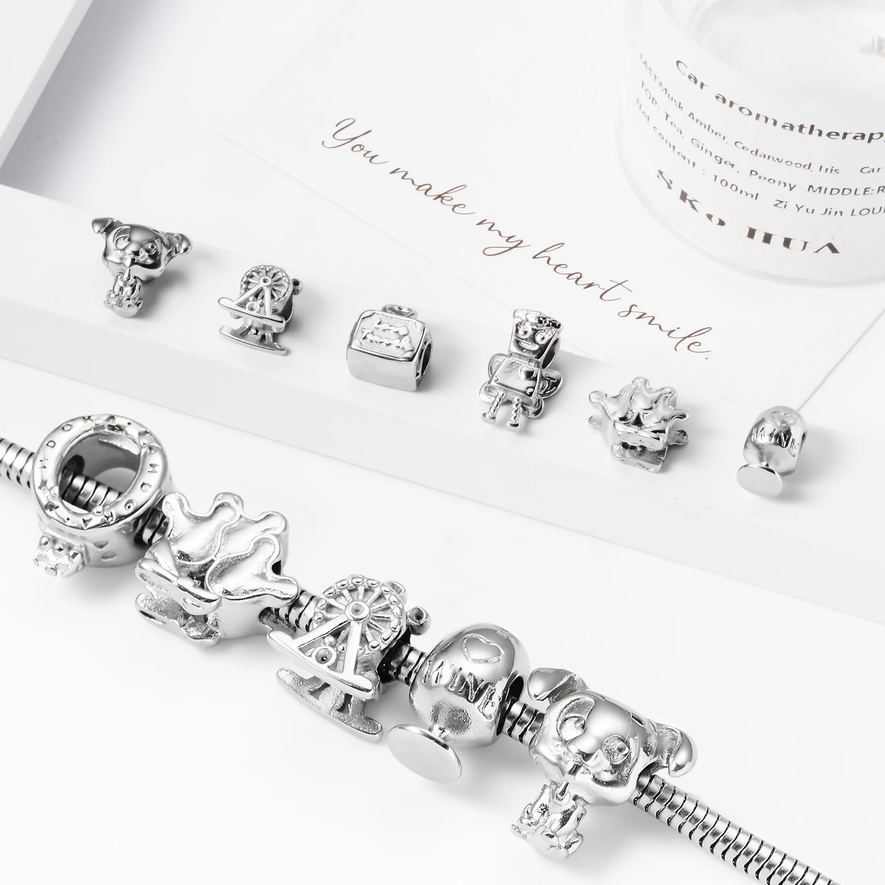 Бусины для ювелирных изделий ручной работы 10 шт. браслет милая