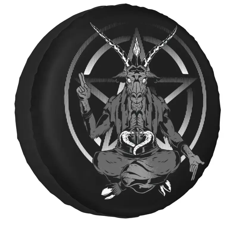 С изображением Сатанинского козла колпачок шины 4WD 4x4 прицеп Baphomet сатана запасной