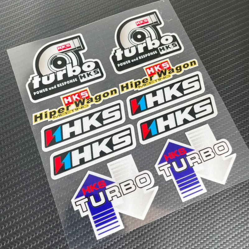 Высококачественный значок HKS эмблема Turbo наклейка для бокового окна автомобиля