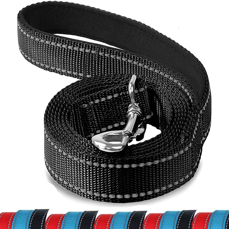 

1.5m Pet Leash Reflective Outdoor Walking Dog Leash Belt with Comfortable Handle Nylon Traction Rope Small Medium Dogs Lead Item