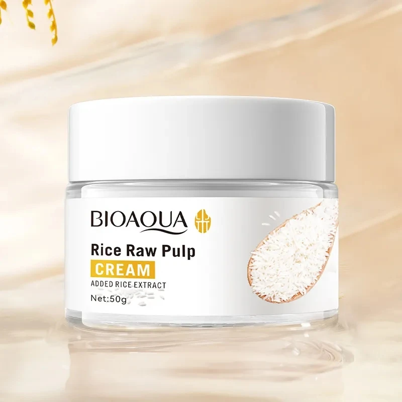 

BIOAQUA White Rice Whitening Face Cream Moisturizing Hyaluronic Acid Essence Moisturizing Anti-wrinkle Facial Cream Skin Care
